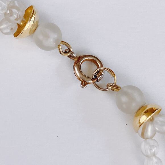 VTG 1960s Mid Century Necklace Multi Strand Pastel Beaded - Picture 9 of 11